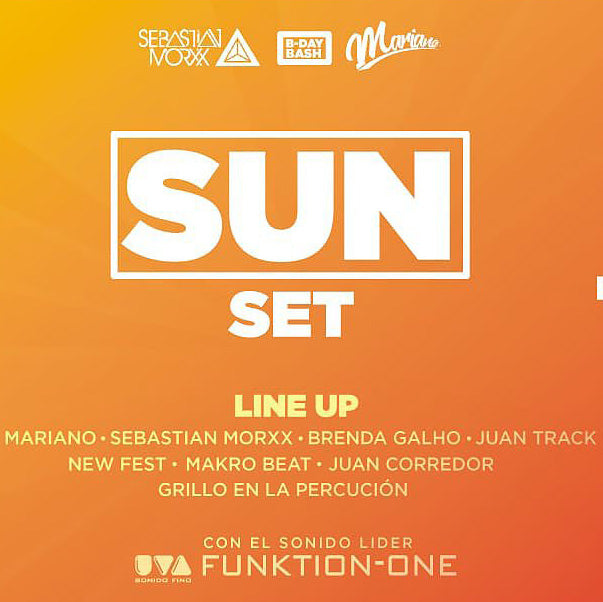 SUNSET B-DAY BASH - MARCH 10TH 2019